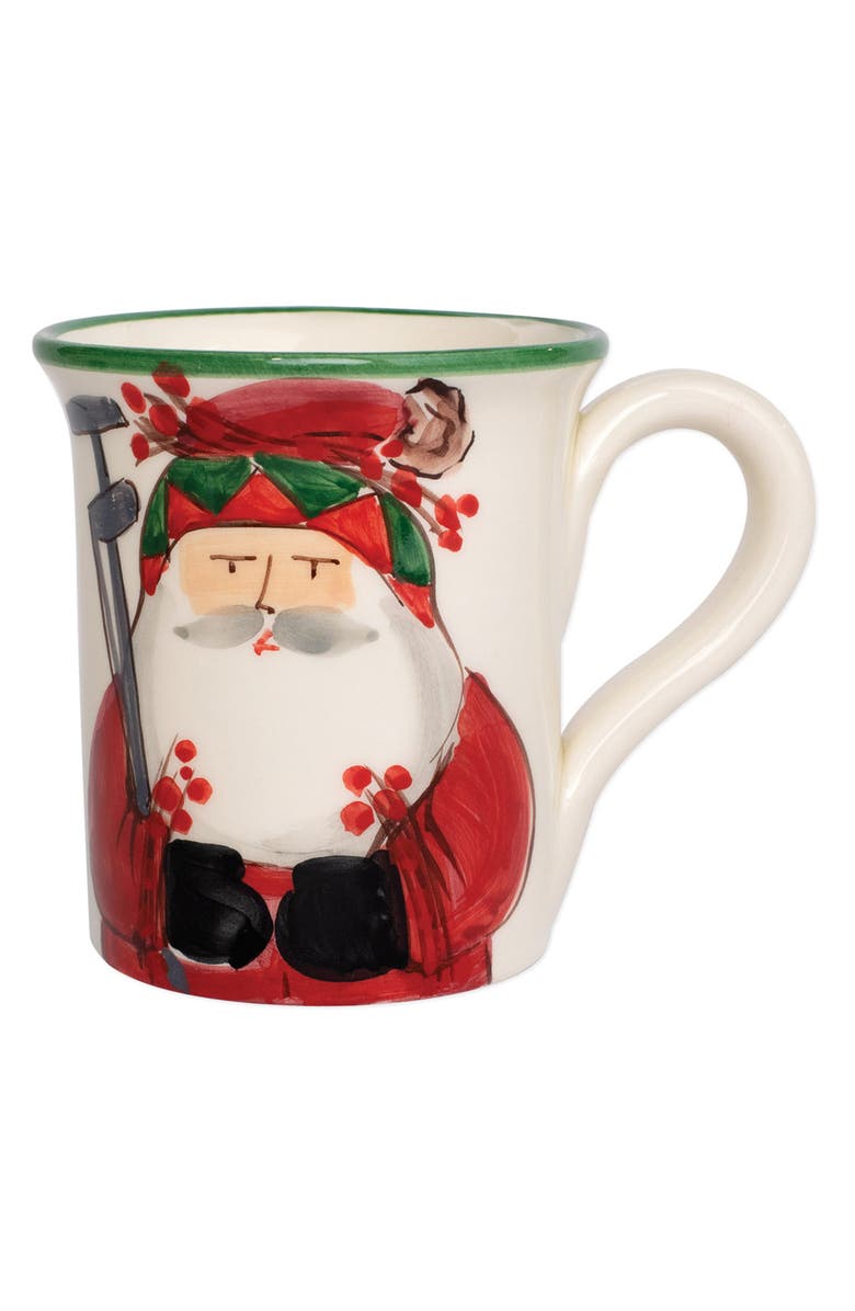 VIETRI Old St. Nick Mug, Main, color,
