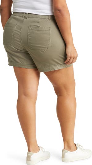 'Ab'Solution Flap Pocket High Waist Shorts