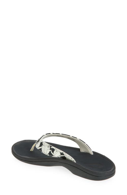Olukai Ohana Flip Flop In Black