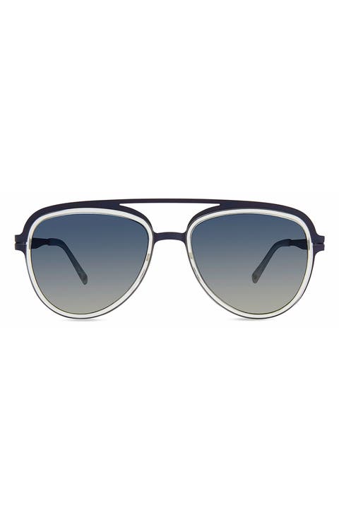 54mm Aviator Sunglasses