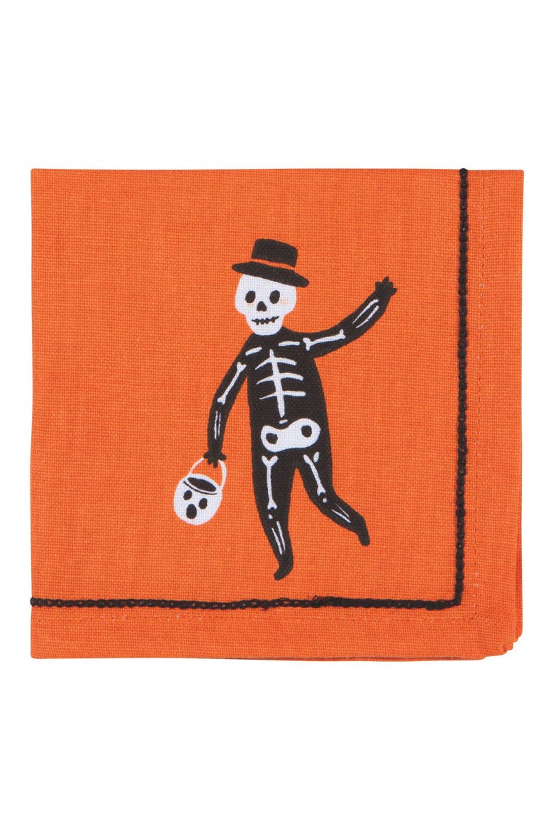 Boo Crew Set of 4 Cocktail Napkins, Alternate, color, BOO CREW
