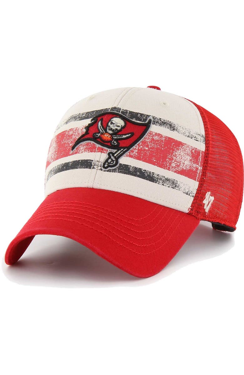 '47 Men's '47 Cream Tampa Bay Buccaneers Breakout MVP Trucker Adjustable Hat, Main, color, Cream