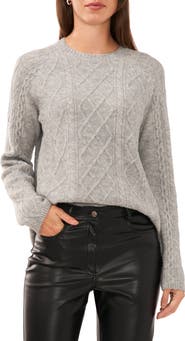 Halogen® Mixed Stitch Sweater
