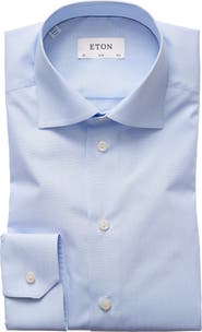 Eton Slim Fit Stripe Dress Shirt