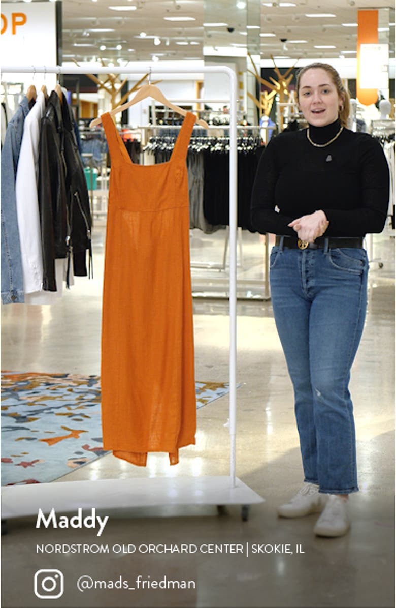 Square Neck Open Back Maxi Dress, sales video thumbnail