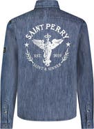 SAINT PERRY Maze Denim Shirt