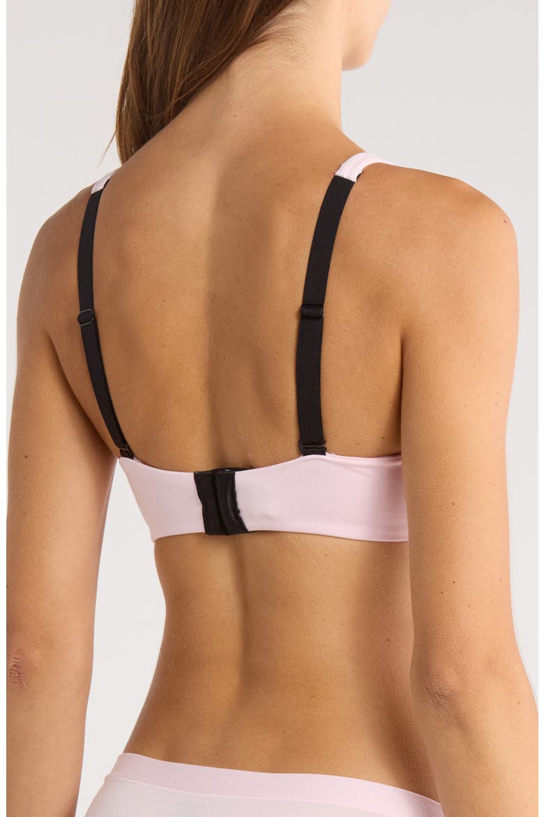FeelFree Longline Bralette, Alternate, color, PEONY