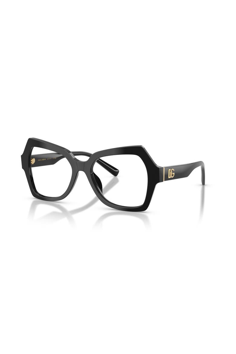 54mm Butterfly optical glasses, Main, color, Black
