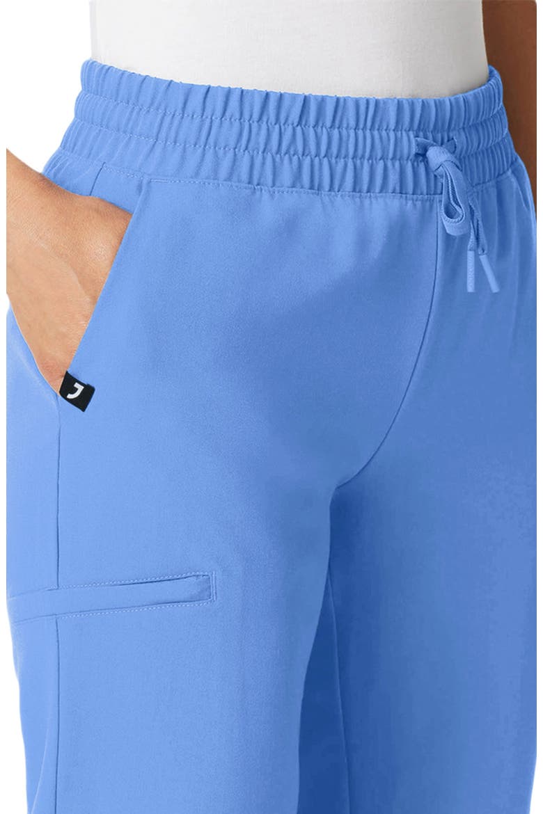 Jace Women's 7-Pocket Skinny Scrub Jogger, Alternate, color, Ceil Blue