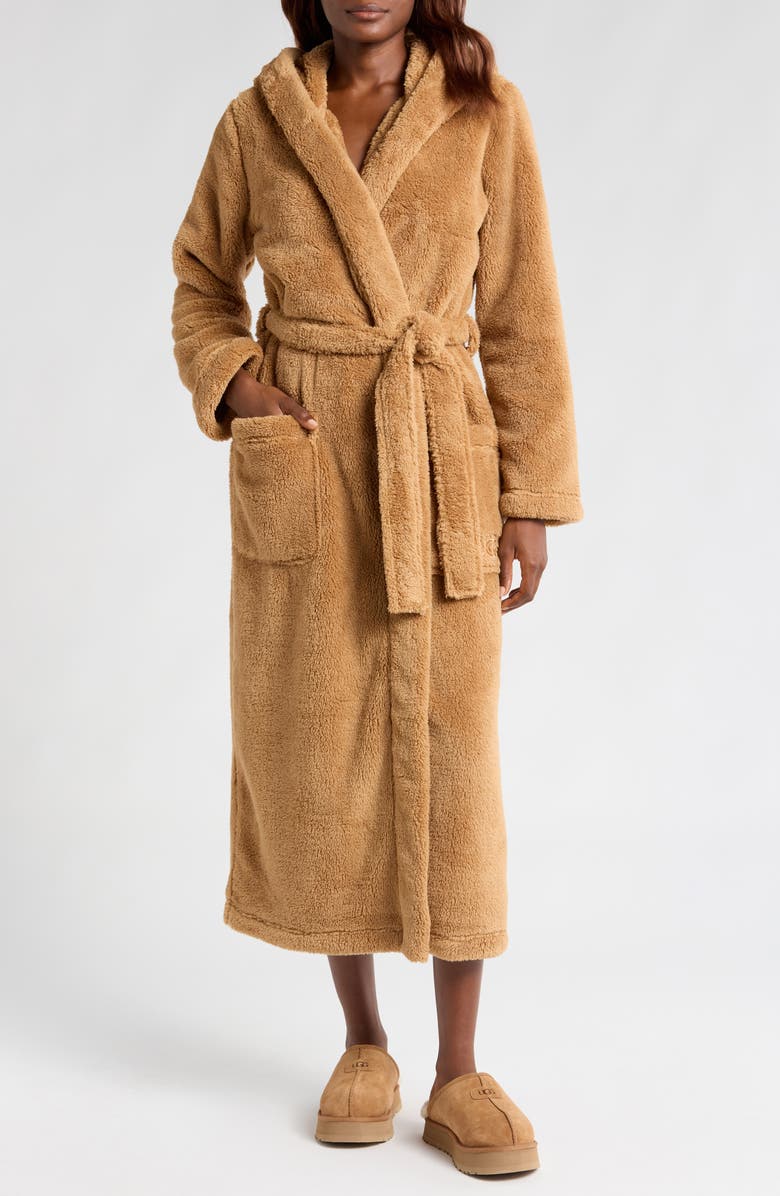 UGG<sup>®</sup> Aarti Long Fleece Robe, Main, color, Che