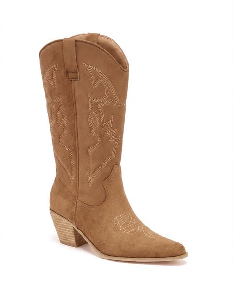 Clayton Pointed Toe Western Boot