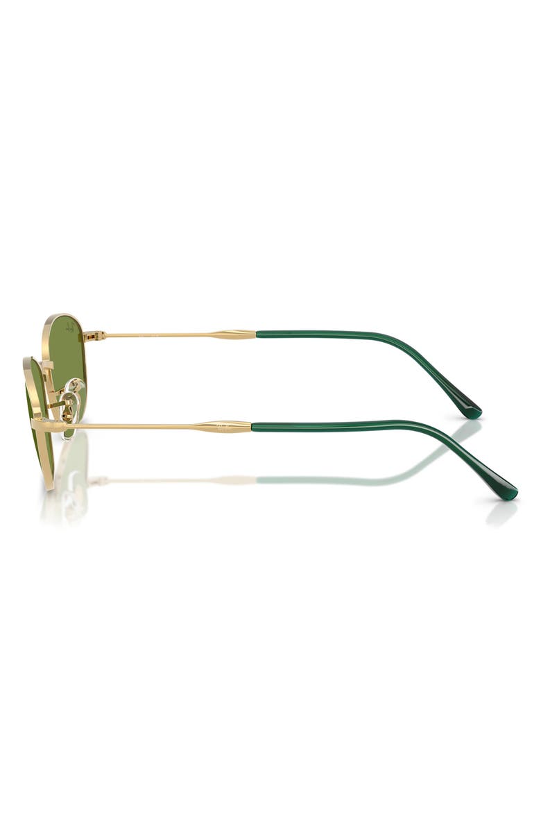 Ray-Ban 58mm Irregular Oval Sunglasses, Alternate, color, Arista / Green