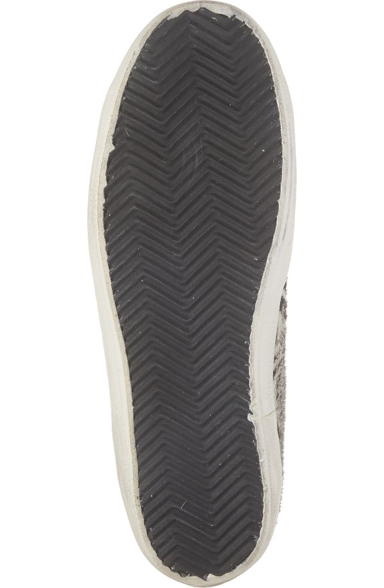 Golden Goose Super-Star Zebra Print Genuine Calf Hair Low Top Sneaker, Alternate, color, White/ Black/ Platinum