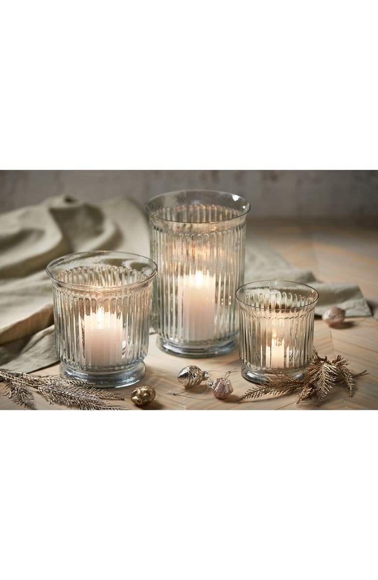 tag Radiance Large White Glass Vase for Bouquets and Decor, Alternate, color, White