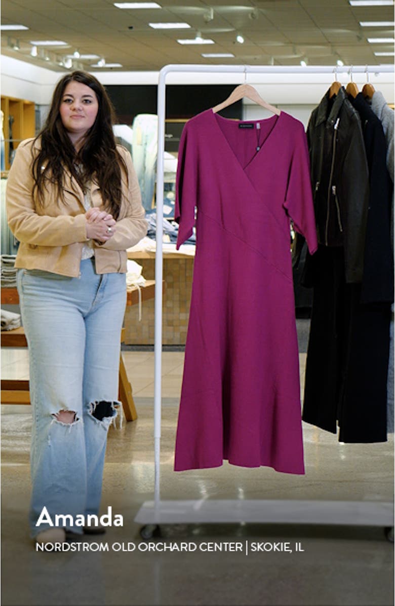 Everly Dolman Sleeve Sweater Dress, sales video thumbnail