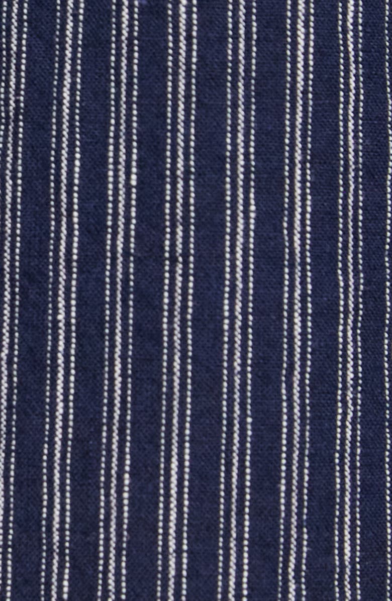 Johnny Bigg Regular Fit Capri Stripe Linen & Cotton Button-Up Shirt, Alternate, color,