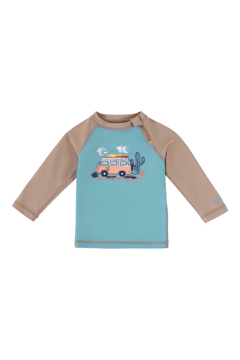 Zippy Long Sleeve Sun & Swim Shirt, Main, color, Desert Road Trip