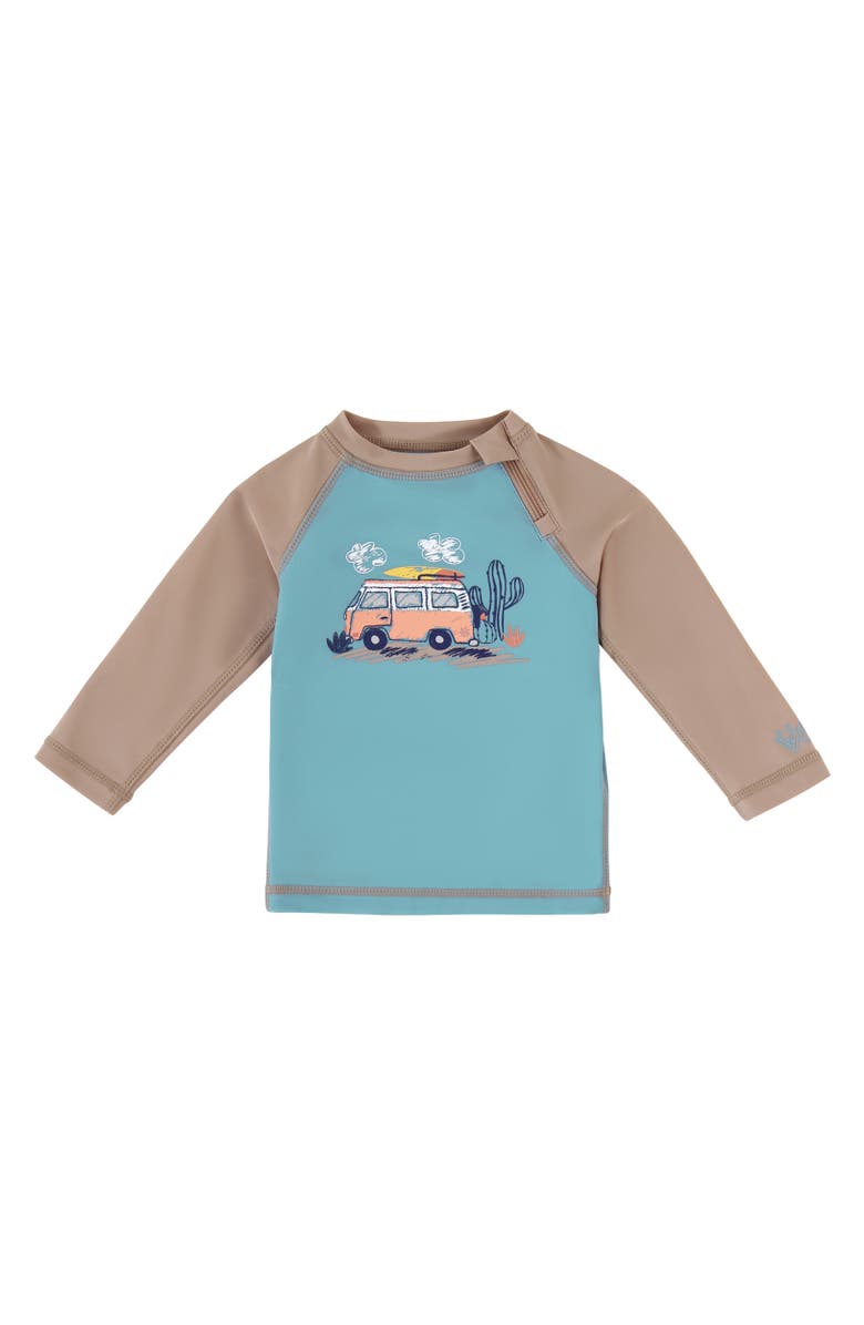UV Skinz Zippy Long Sleeve Sun & Swim Shirt, Main, color, Desert Road Trip