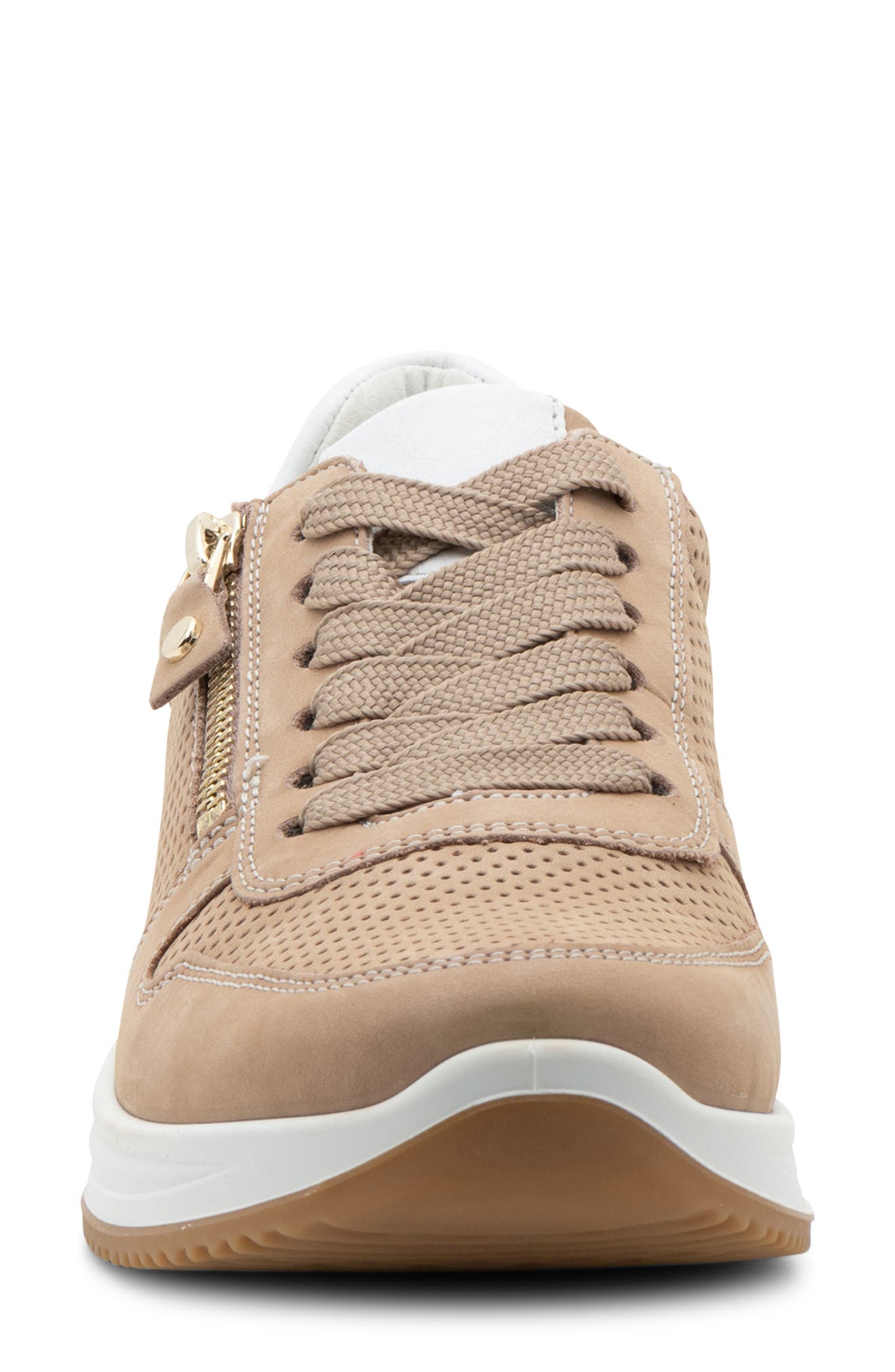 ara Opal Lace-Up Sneaker, Alternate, color, Sand