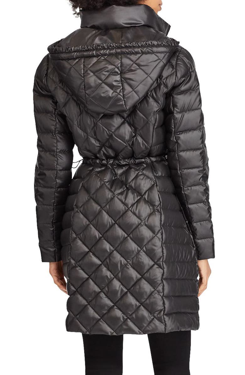 Lauren Ralph Lauren Down Packable Quilted Hooded Coat, Alternate, color, 