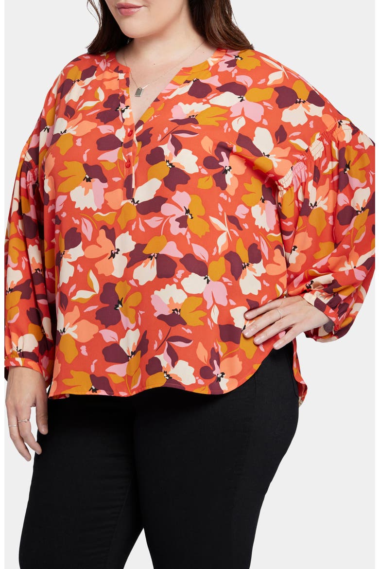Paulina Peasant Blouse, Alternate, color, GINGERVALE