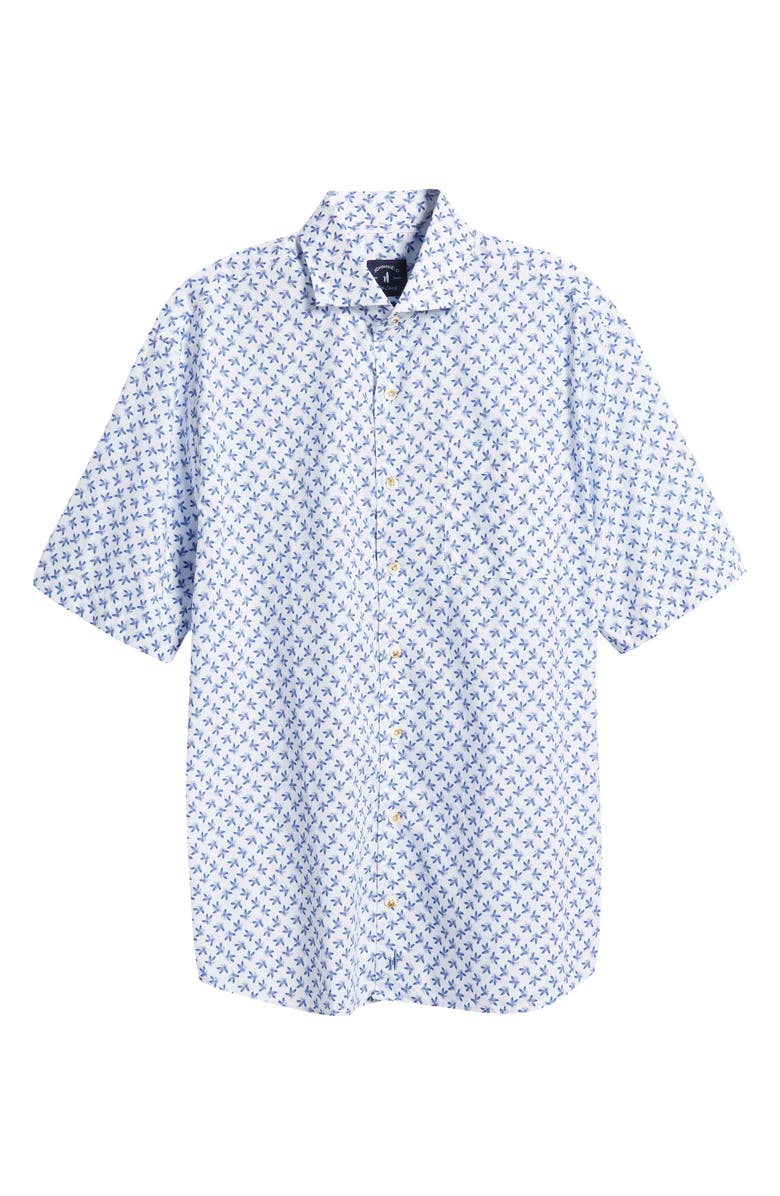 johnnie-O Wendell Floral Short Sleeve Button-Up Shirt, Alternate, color, 