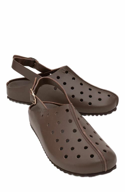 Forever & Always Shoes Justa Leather Clogs in Brown Leather at Nordstrom, Size 9.5