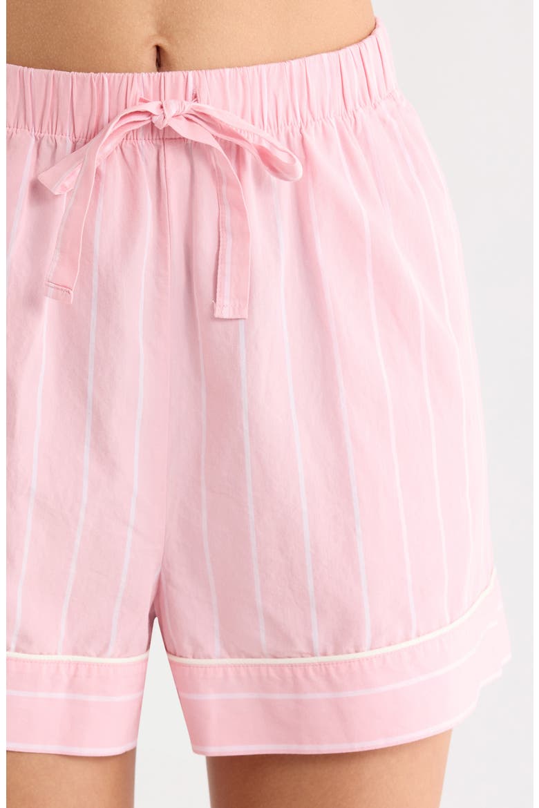 Classic Short Cotton Pajamas, Alternate, color, PINK JANE STRIPE