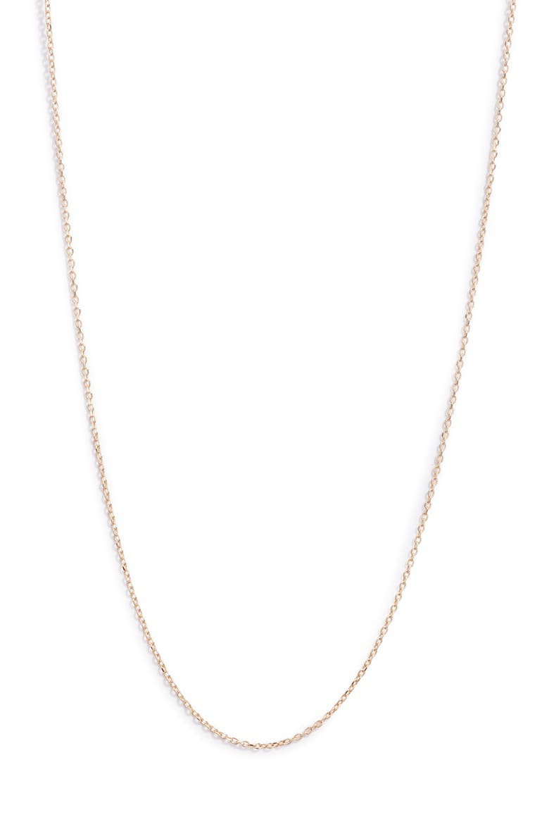 Chain Link Necklace, Main, color, YELLOW GOLD