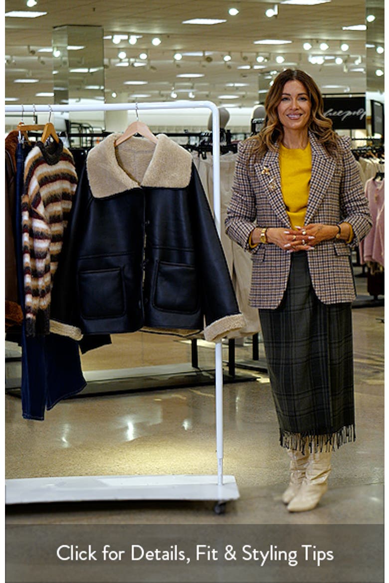 Oversize Reversible Faux Shearling Jacket video
