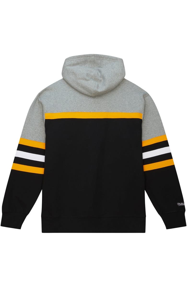 Mitchell & Ness Men's Mitchell & Ness Black/Gray Pittsburgh Penguins Head Coach Pullover Hoodie, Alternate, color, Black