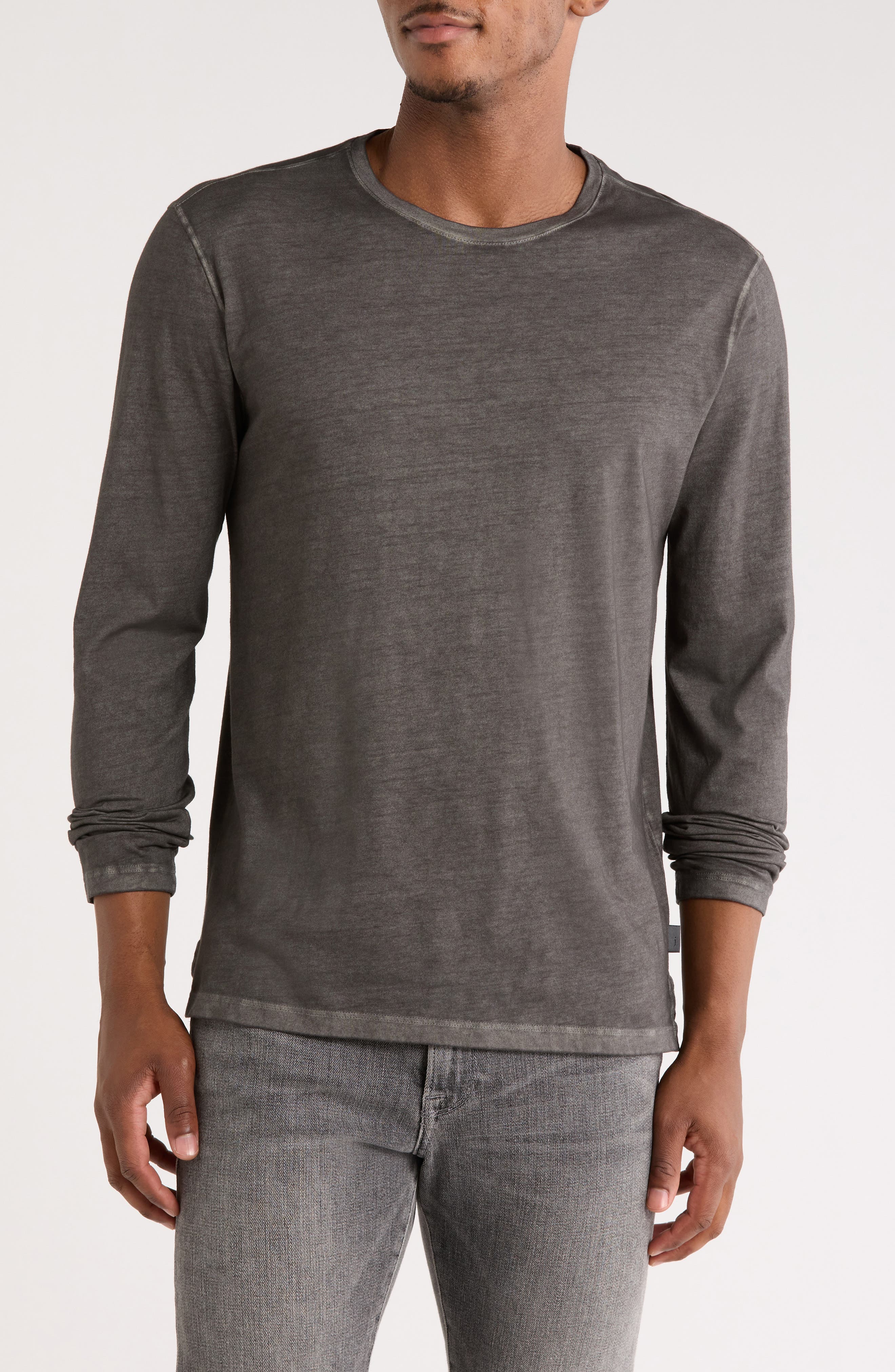 John Varvatos Chester Crewneck Long Sleeve T-Shirt