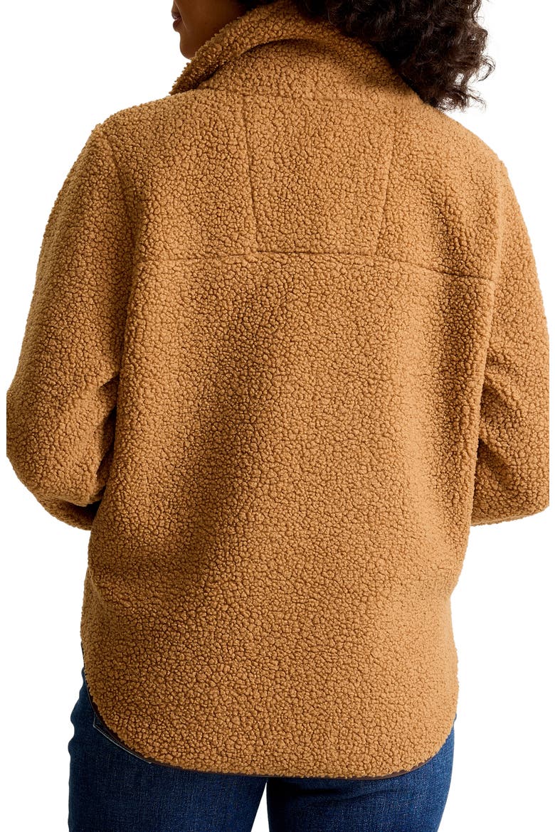 High Pile Fleece Half-Zip, Alternate, color, GOLDEN SUGAR