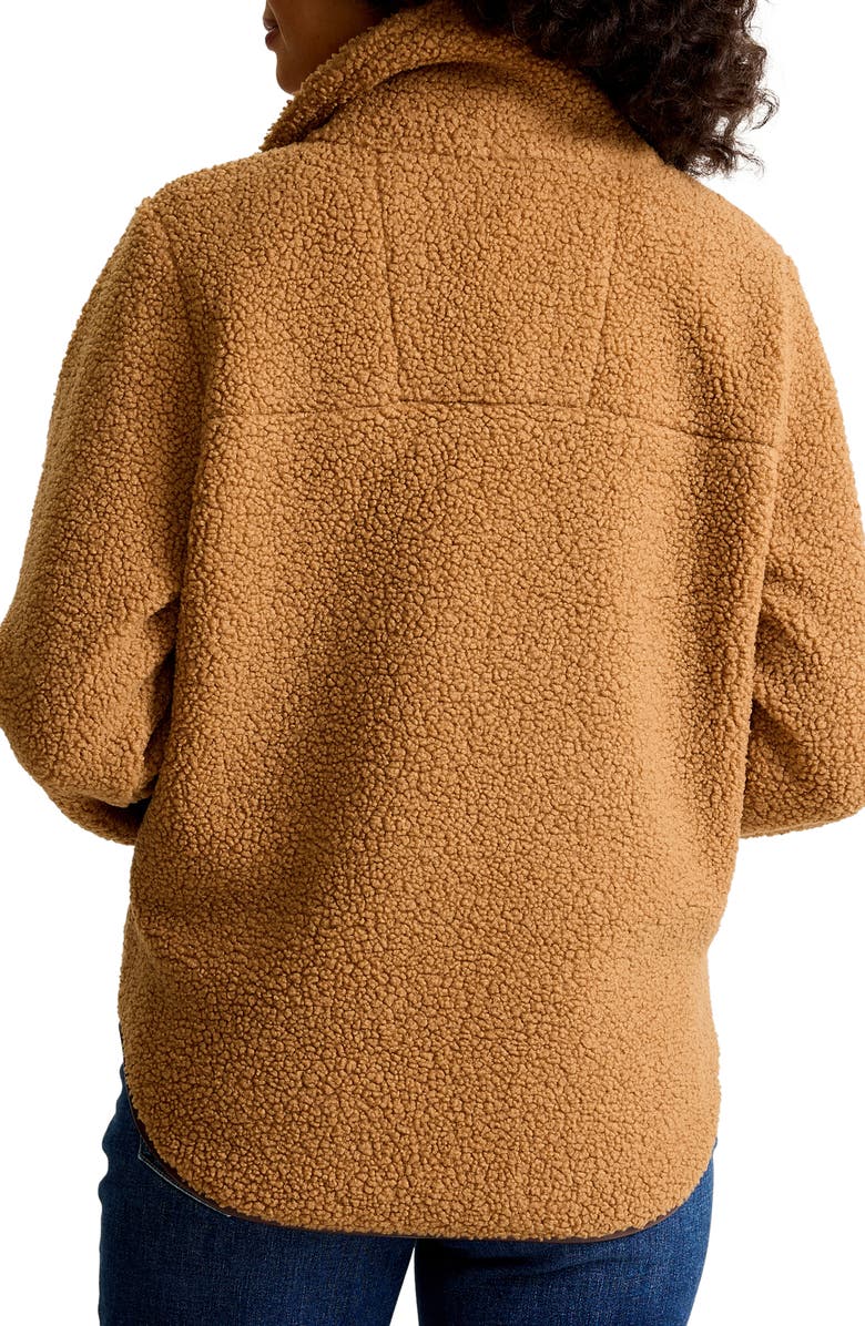 Tommy Bahama High Pile Fleece Half-Zip, Alternate, color, Golden Sugar