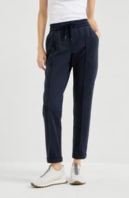 Brunello Cucinelli Track trousers with monili