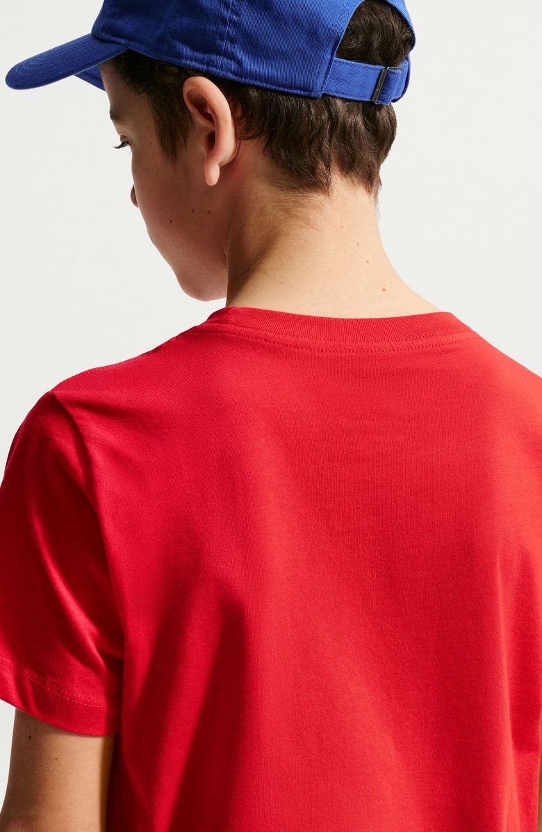 Nike Kids' USMNT Crest Cotton Graphic T-Shirt, Alternate, color, University Red