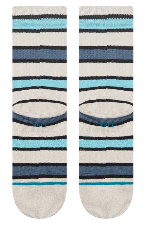 Stance Kids' Devon Stripe Cotton Blend Crew Socks In Multi
