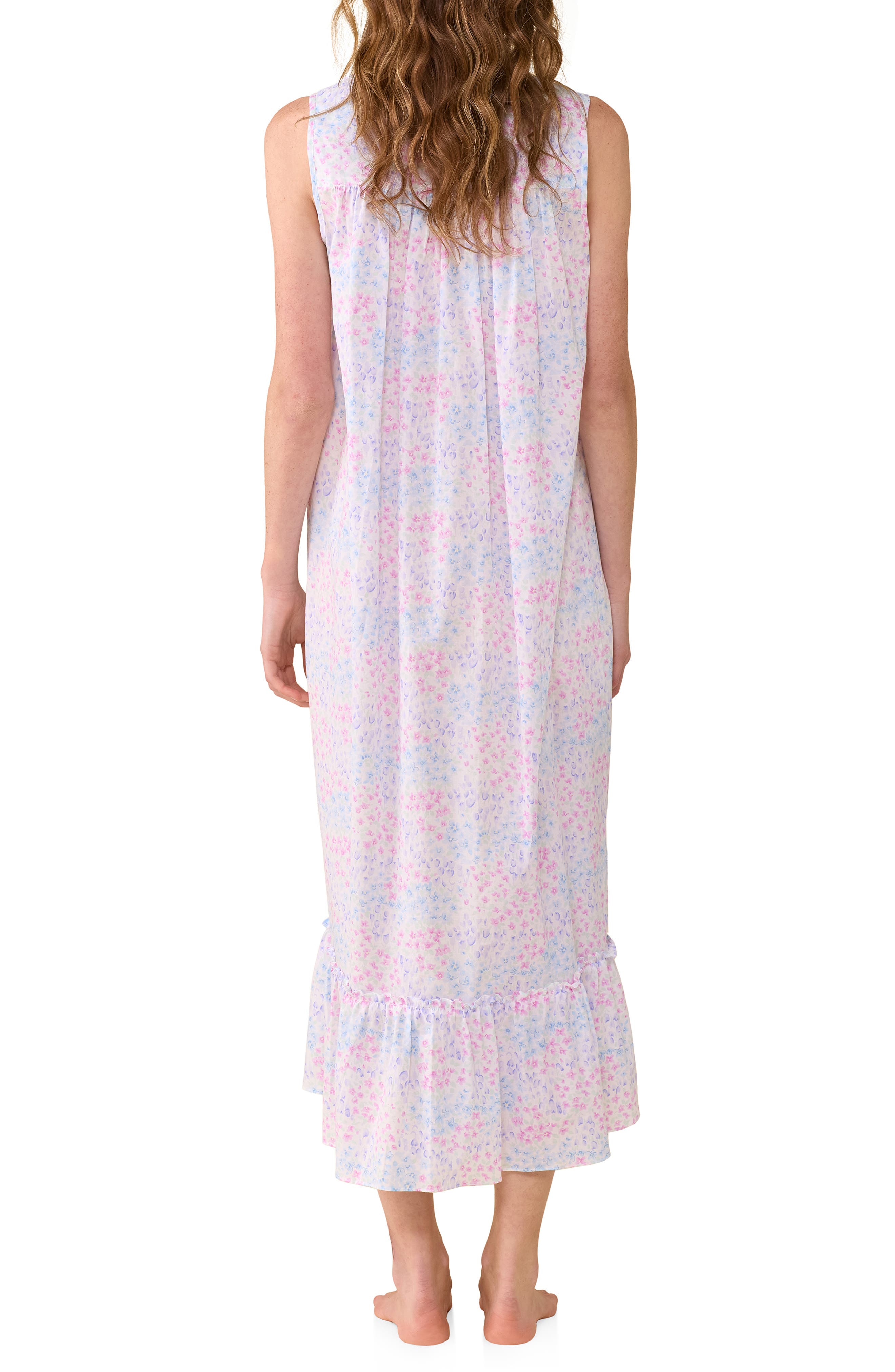 Eileen West Sleeveless Cotton Woven Lawn Ballet Nightgown (Women ...