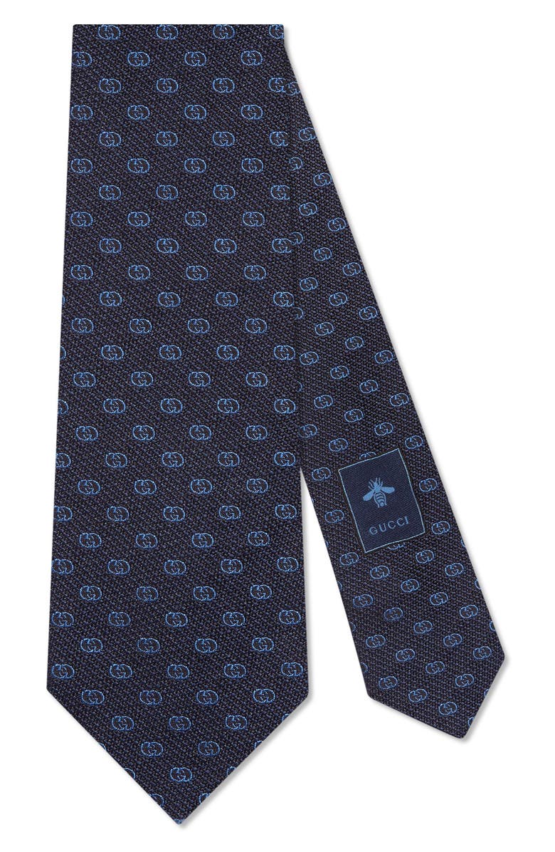 Gucci GG Tinev Silk Jacquard Tie, Main, color, 