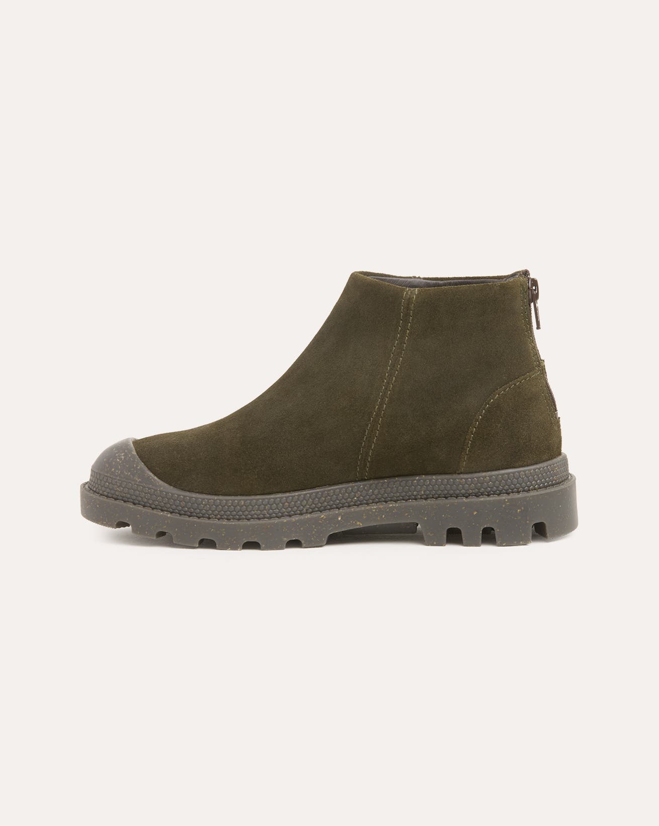 Celtic & Co. Toe Cap Ankle Boot, Alternate, color, Khaki