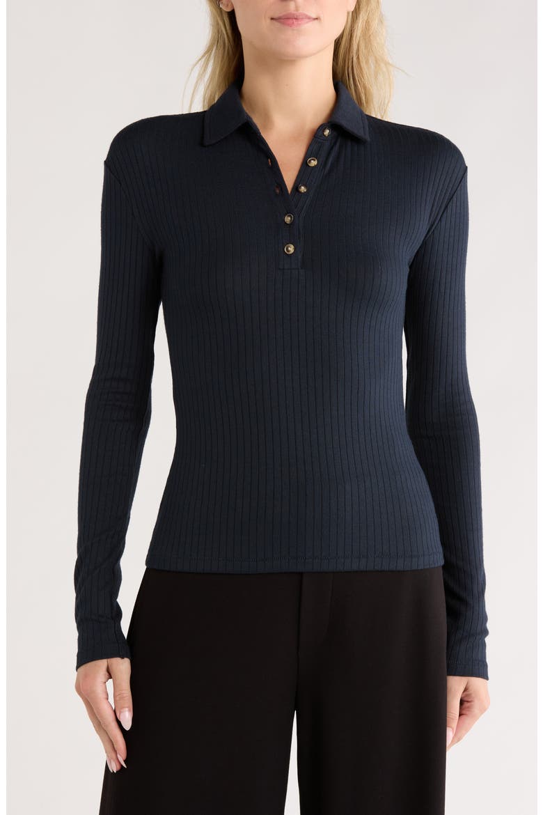 The Knit Rib Polo, Main, color, SALUTE