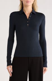 rag & bone The Knit Rib Polo