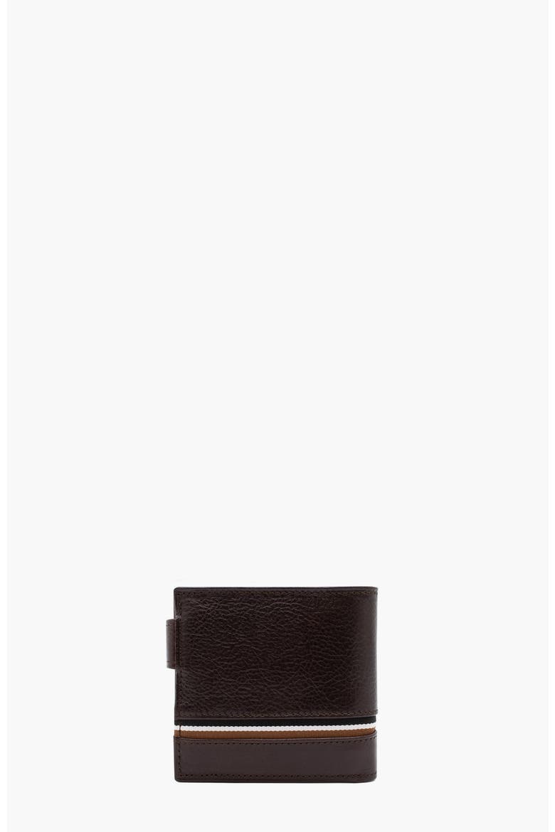The Sailor Trifold Leather Wallet 586, Alternate, color, Brown