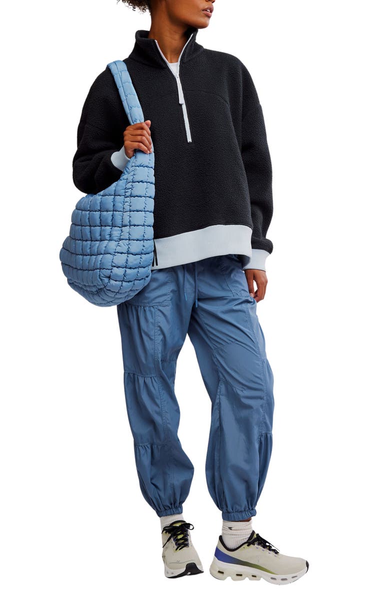 Free People Hit The Slopes Quarter Zip Jacket, Alternate, color,