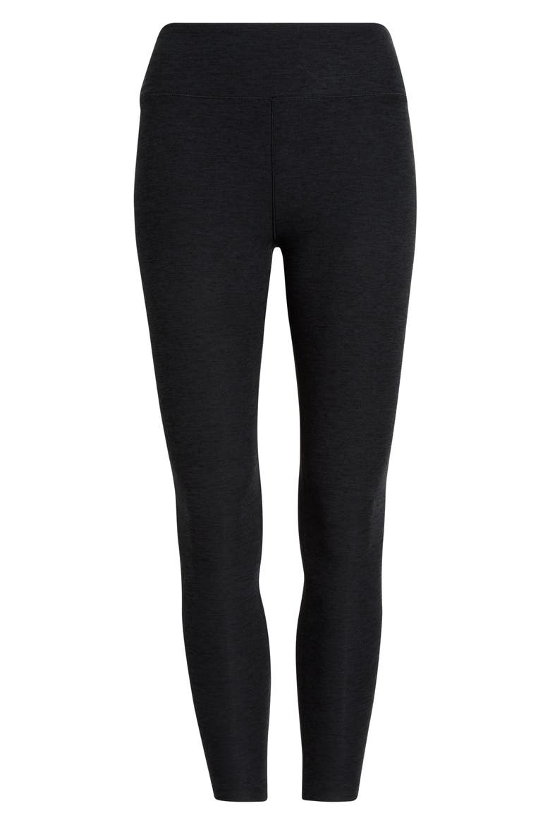 Space Dye High Waist Midi Leggings, Alternate, color, DARKEST NIGHT