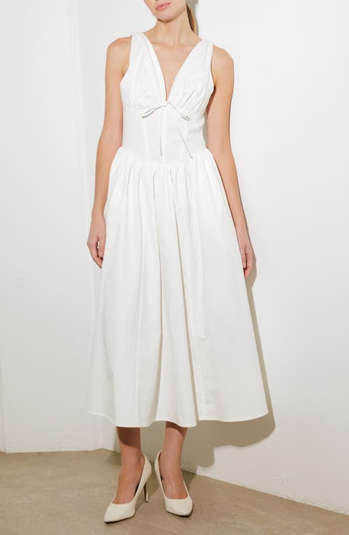 Freemarket Woven A-line Dress In Off White