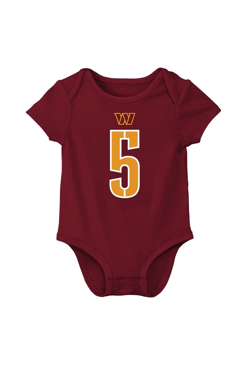 Infant Nike Jayden Daniels Burgundy Washington Commanders  Player Name & Number Bodysuit, Alternate, color, Burgundy