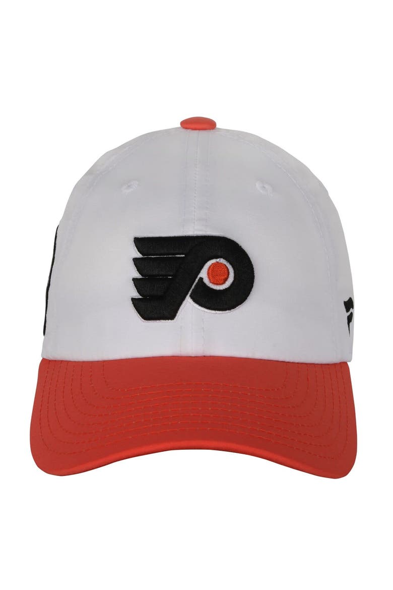Youth Fanatics Branded  White/Orange Philadelphia Flyers 2024 NHL Stadium Series Structured Adjustable Hat, Alternate, color, White