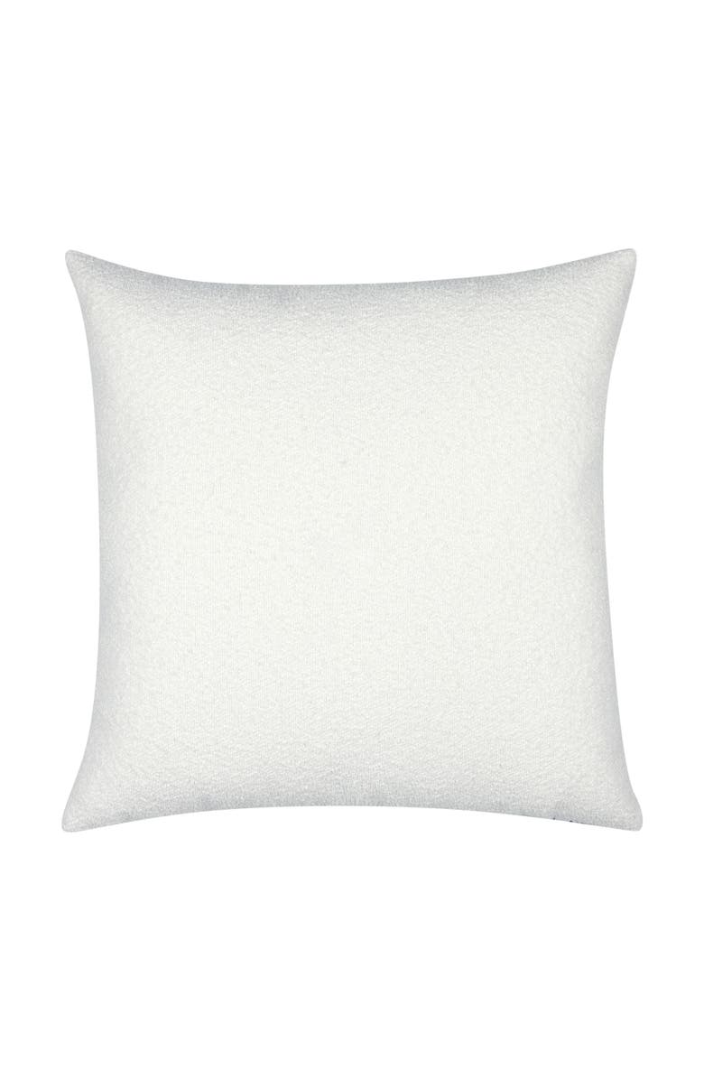 Elaine Smith Resonate Hand Applique Velvet & Boucle Indoor & Outdoor Woven Accent Pillow, Alternate, color, Charcoal