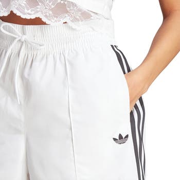 adidas Originals 3-Stripes Lace Trim Shorts | Nordstrom